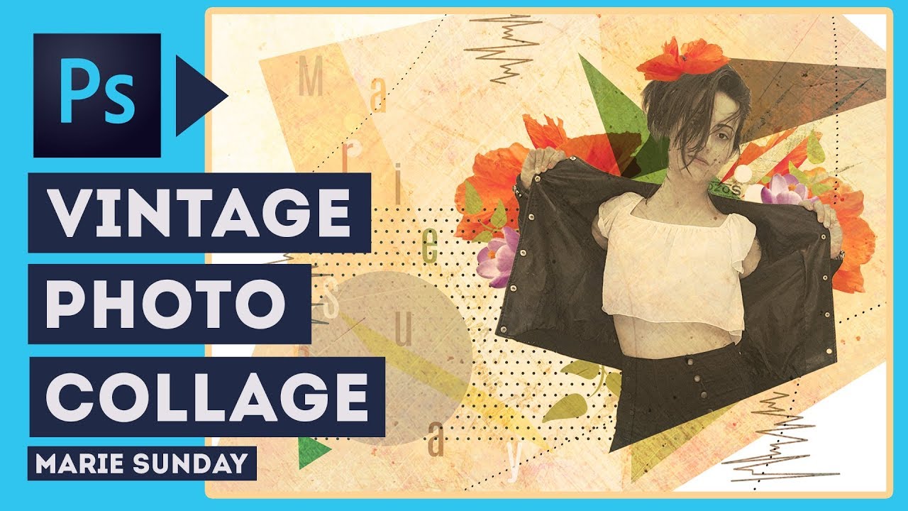 Vintage Photo Collage || Photoshop Tutorial