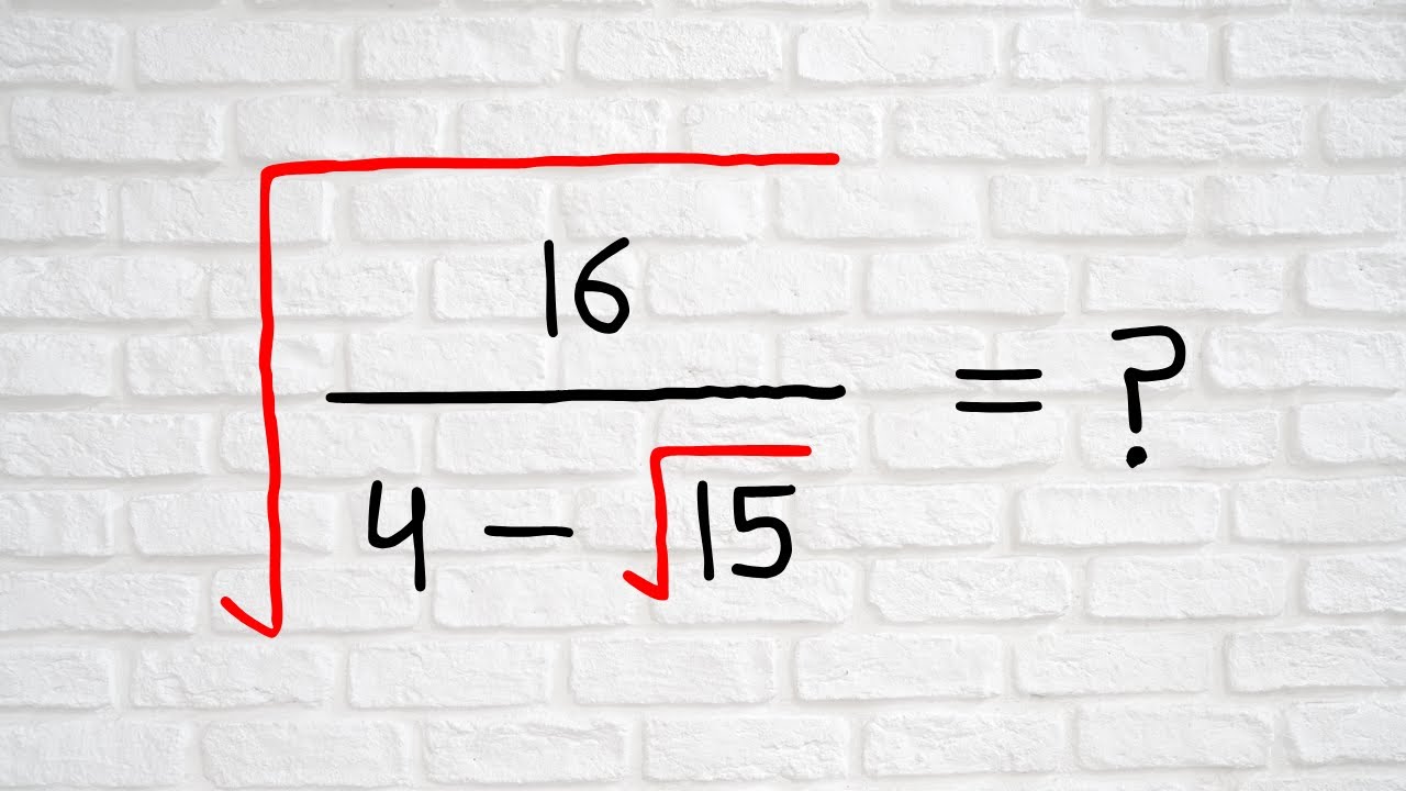 Japanese | A Nice Square Root Algebra Problem | Math Olympiad