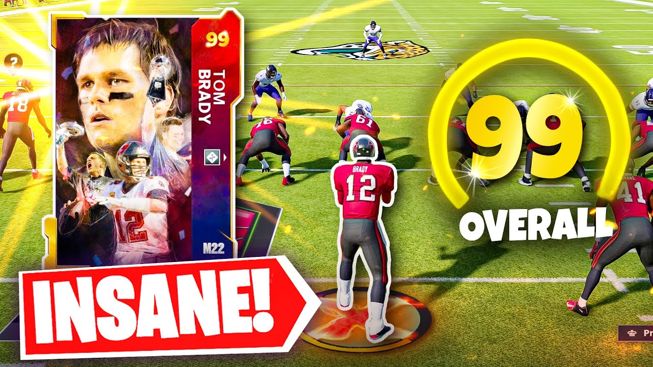 Том Брэди с рейтингом 99! Боже мой, он просто невероятен! Геймплей Madden 22