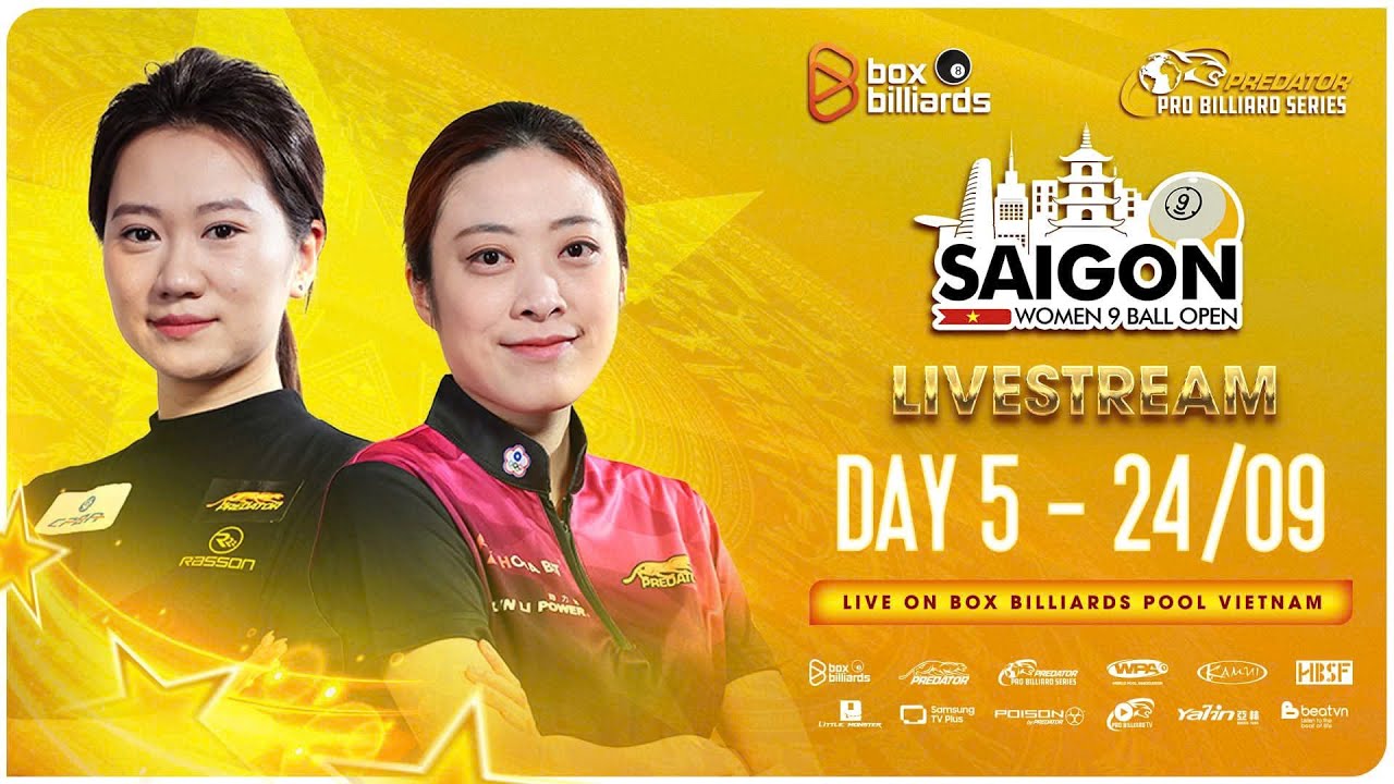 TV2 | CHIEH-YU CHOU VS HAN YU | TỨ KẾT | 2025 POISON SAIGON WOMEN'S 9-BALL OPEN
