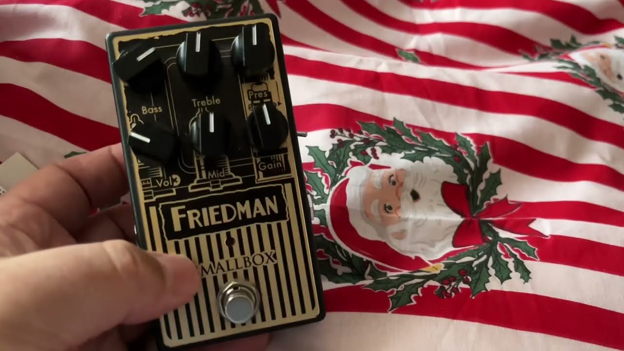 Friedman Small Box Overdrive Pedal (like and subscribe)
