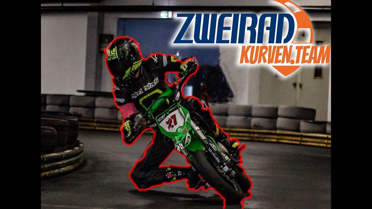 Pitbike mit Kurven.Team | Indoor Kartbahn Werther | Mogli_Moto