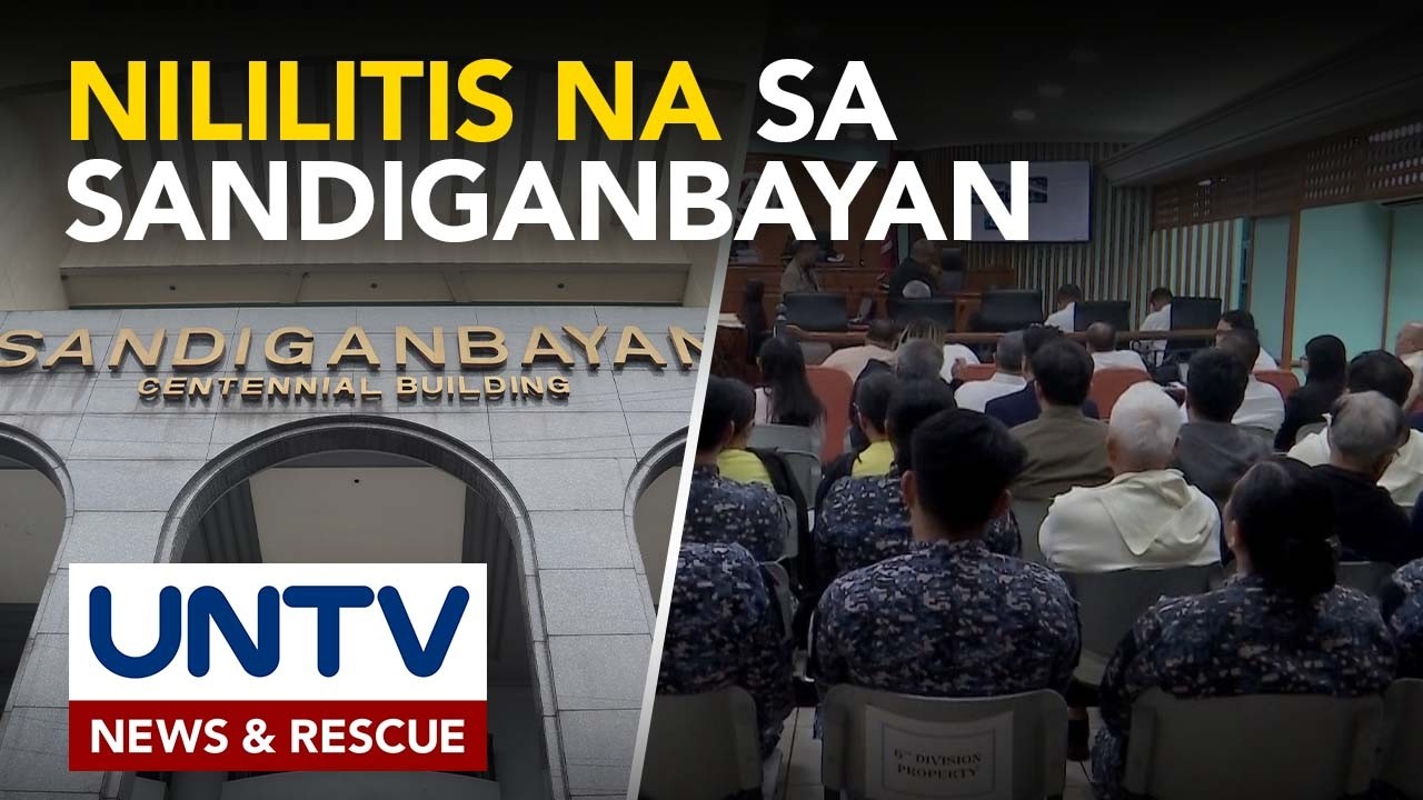 Trial proper vs 9 akusadong DPWH officials, sinimulan na ng Sandiganbayan
