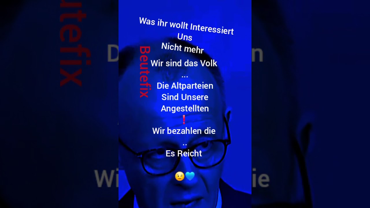 hau blo&szlig; ab Merz  .
