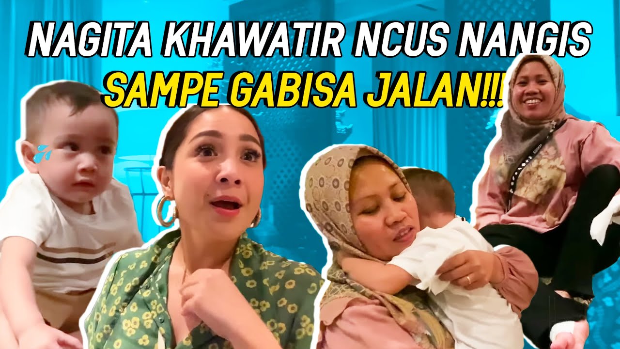 INSIDEN NCUS RINI,CIPUNG KEPLESET!NAGITA PANIK NCUS GA BISA JALAN,CIPUNG NANGIS LIAT NCUS KESAKITAN!
