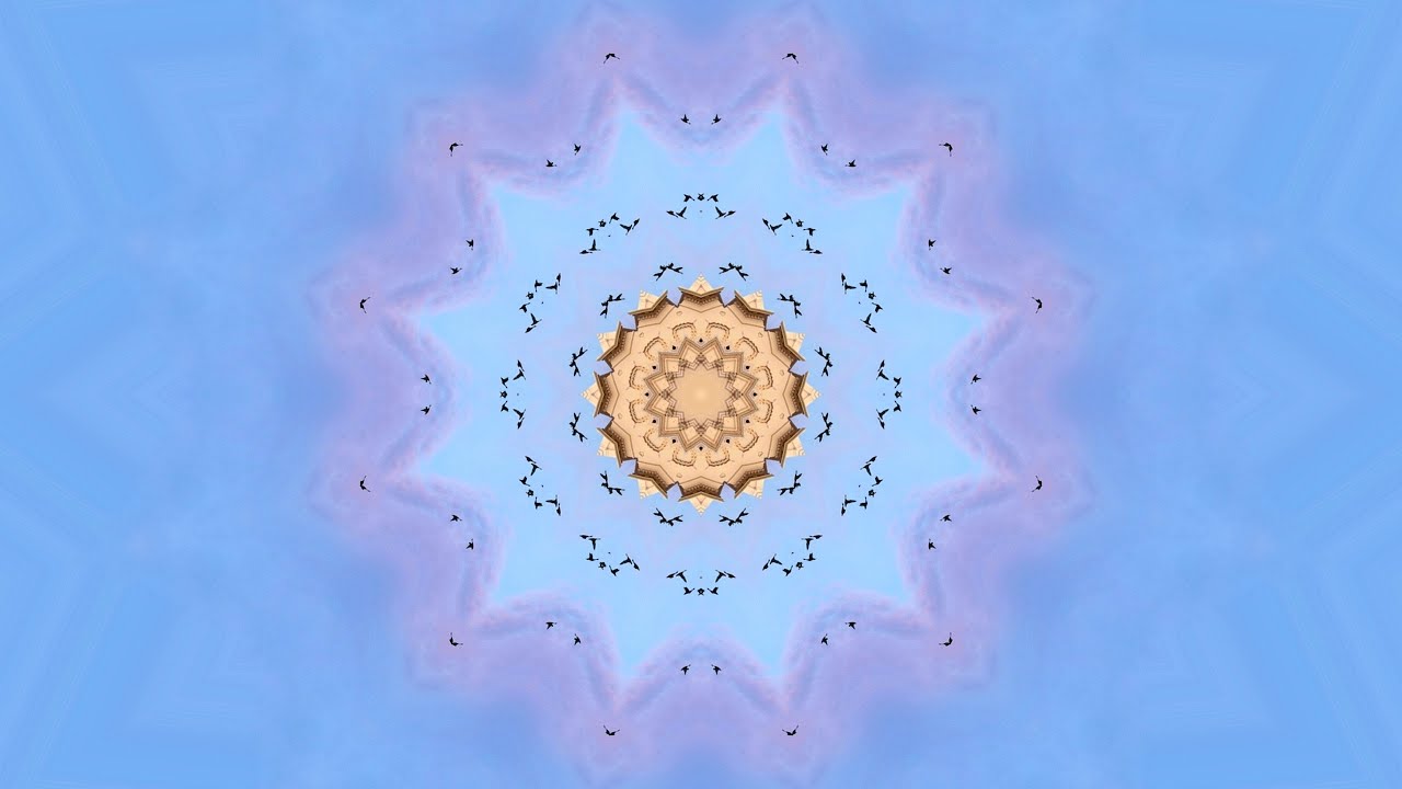 Kaleidoscope Visual Meditation for Calm Awareness & Mindfulness (1 Hour)