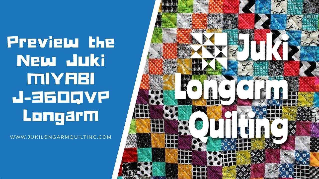 Preview the New Juki MIYABI J -350QVP Longarm - JukiLongarmQuilting.com
