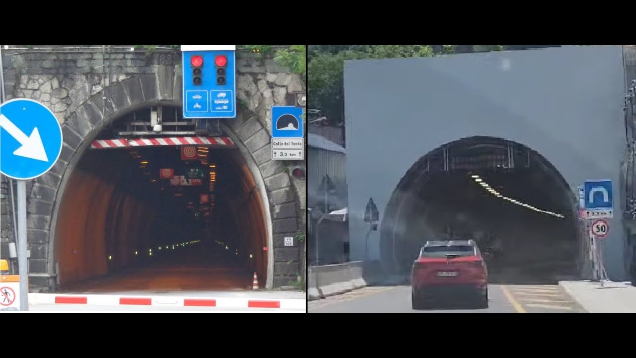 Il nuovo tunnel del Col di Tenda: confronto con quello storico