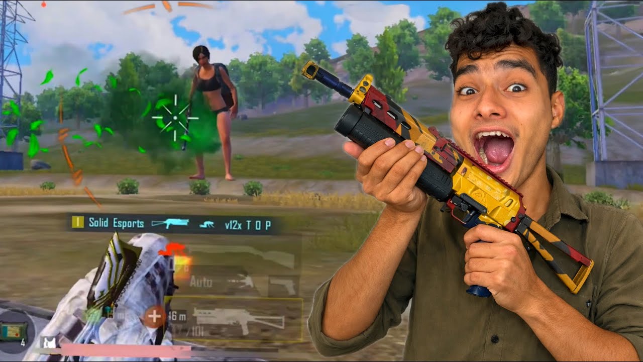 Best Gun for CLOSE Range in BGMI 😱 