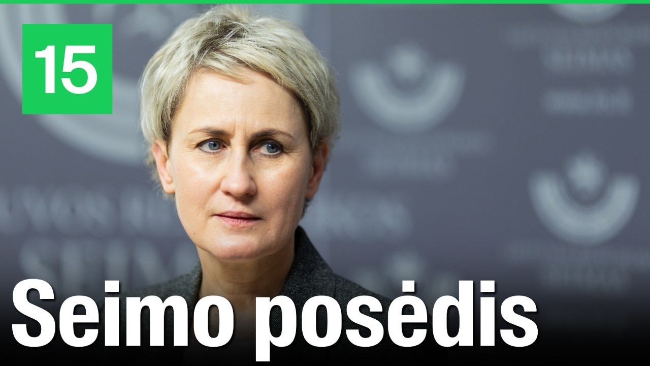 Tiesiogiai i&scaron; Seimo: generalinės prokurorės Nidos Grunskienės prane&scaron;imas