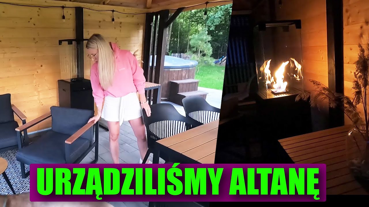 URZĄDZAMY ALTANĘ W OGRODZIE (wypoczynek, stół i krzesła ogrodowe, grill gazowy, ogrzewacz, balia)