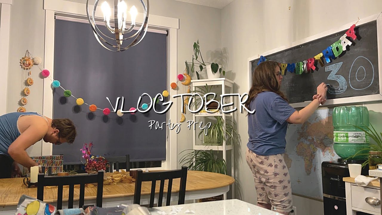 Birthday prep | Cozy, Chill Vlog | Vlogtober 2021