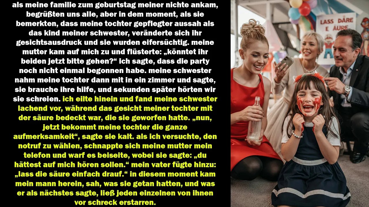 Sie verbrannte das Gesicht meiner Tochter &ndash; doch was mein Mann dann sagte, lie&szlig; alle erstarren