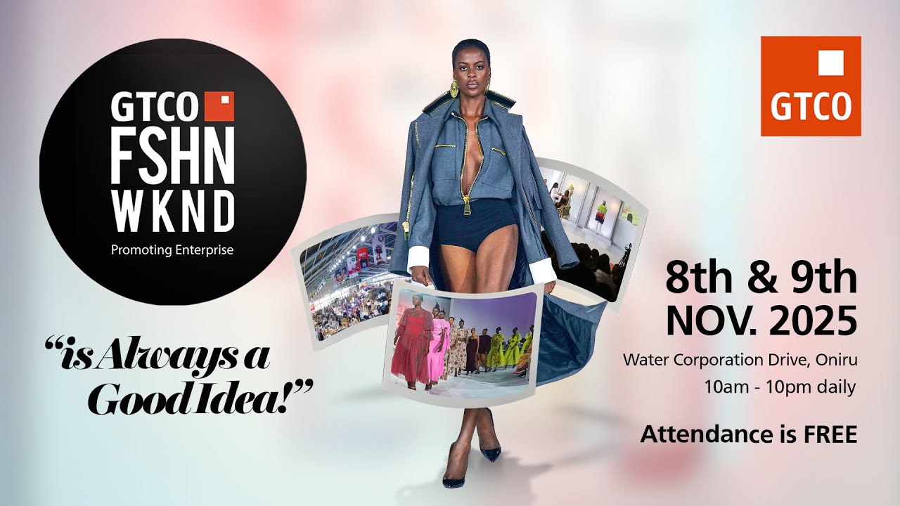 Join us now for Day 2 of the GTCO Fashion Weekend 2025 in Lagos, Nigeria!