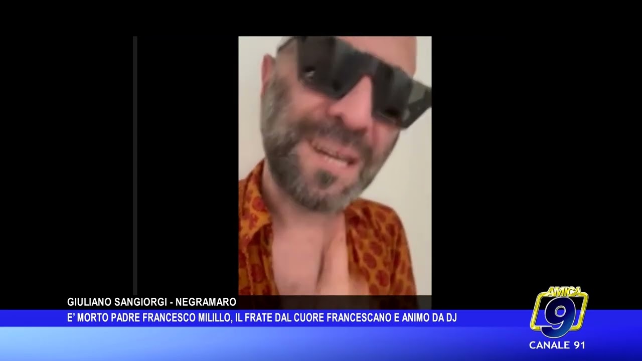 È morto padre Francesco Milillo, il frate dal cuore francescano e animo da dj