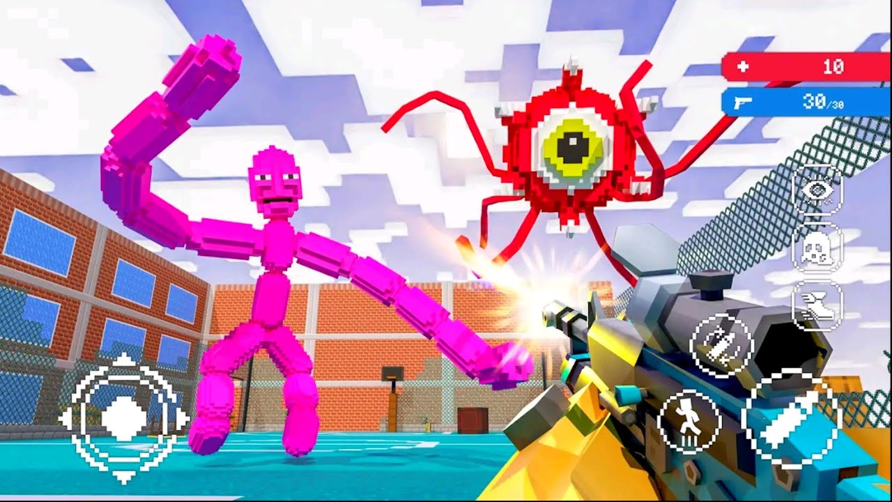 Craft shooter fps battles gameplay mobile android game lastest version