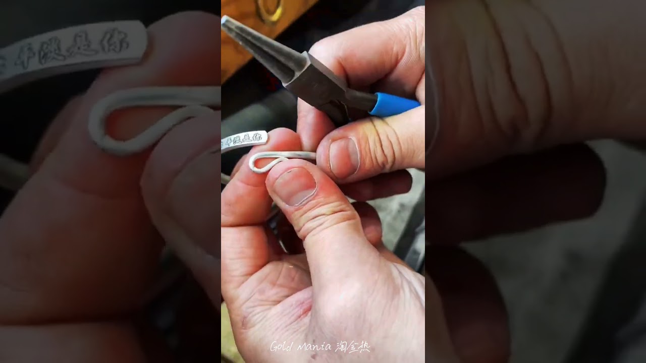 Gorgeous Platinum Bangle making from Platinumbar | #platinum #bangles #pure #2023