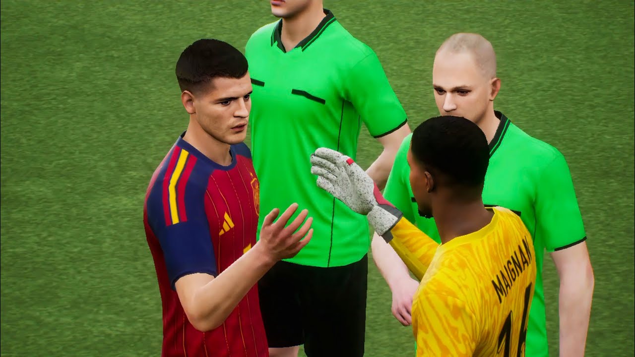 Spain v France eFOOTBALL 1080p50FPS - English Commentary 