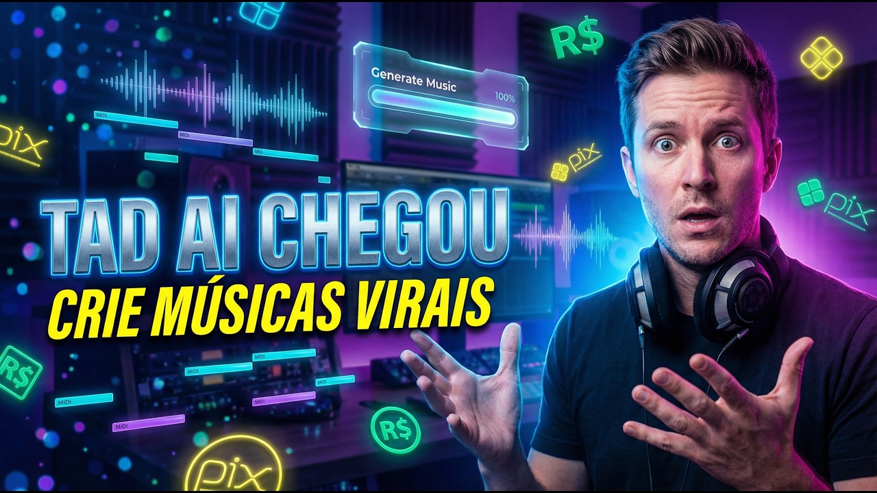 Novo Tad AI: A IA Que Cria Músicas que Viralizam