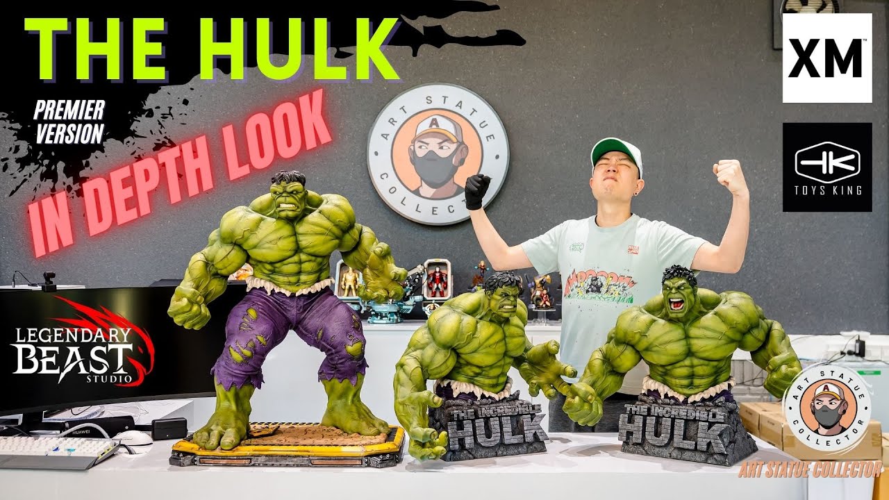 1/3 Scale The Hulk [premier version + grey hulk] In Depth Look | Legendary Beast Studios