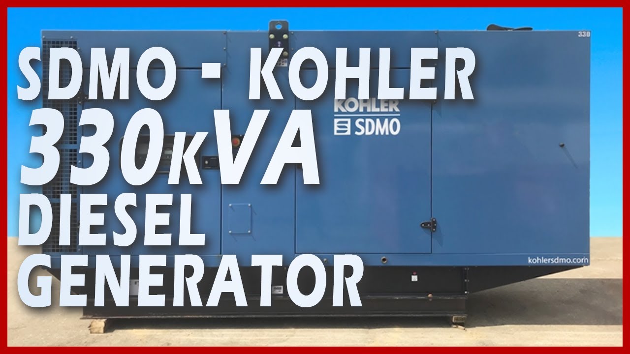SDMO - Kohler Doosan Diesel Generator 330kVA – XP30040 Test #sdmo  | #fgwilson Authorised Dealer