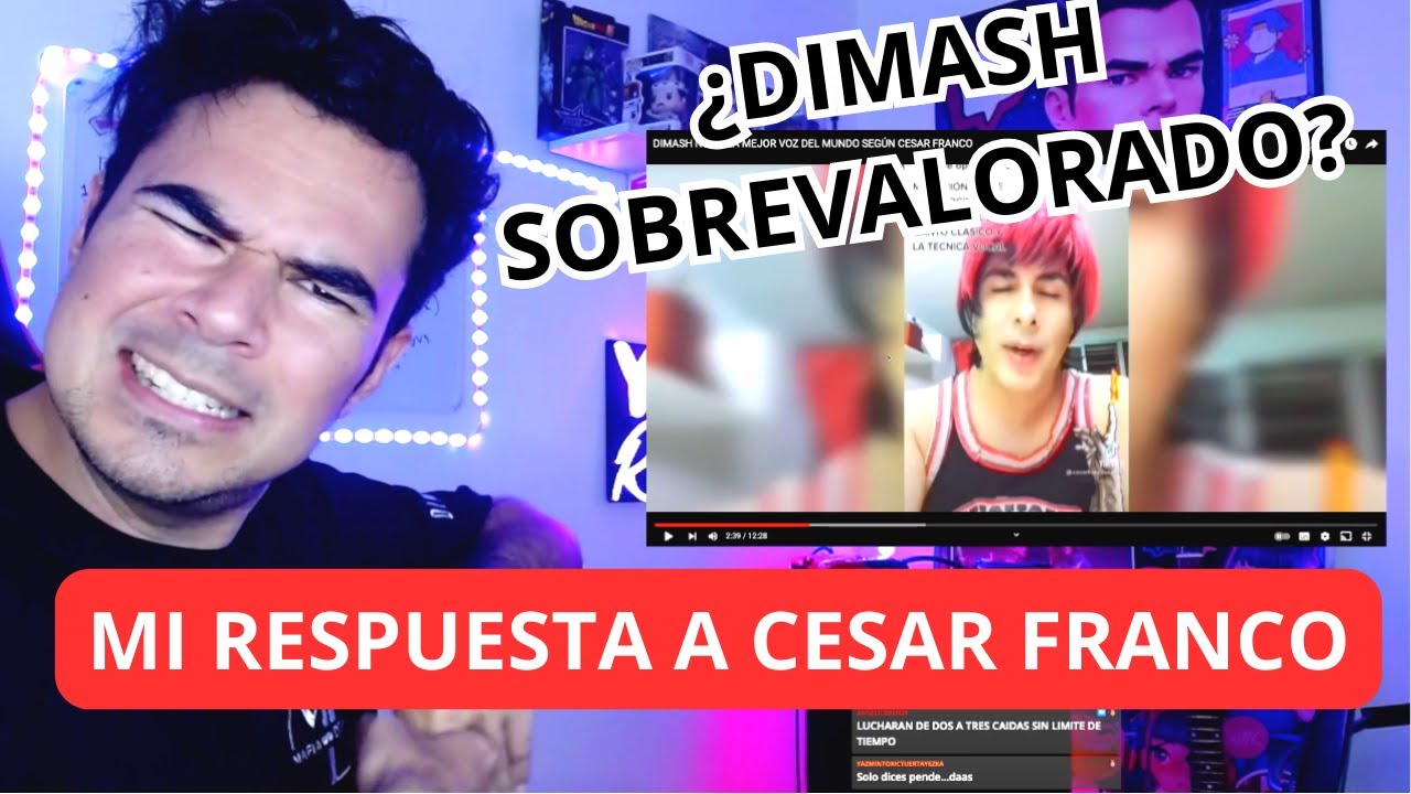 Cesar Franco tacha a Dimash como SOBREVALORADO | Yezka Opina