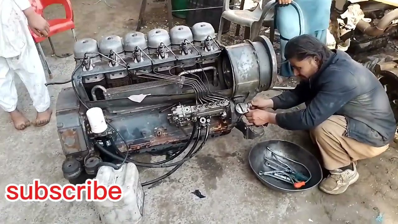 Deutz 6 cylinder German 🇩🇪 engine after full restoration