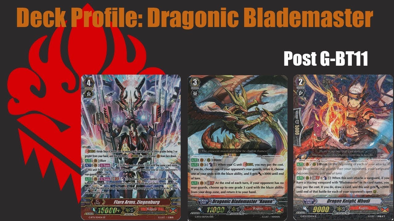 Cardfight Vanguard Deck Profile: Dragonic Blademaster