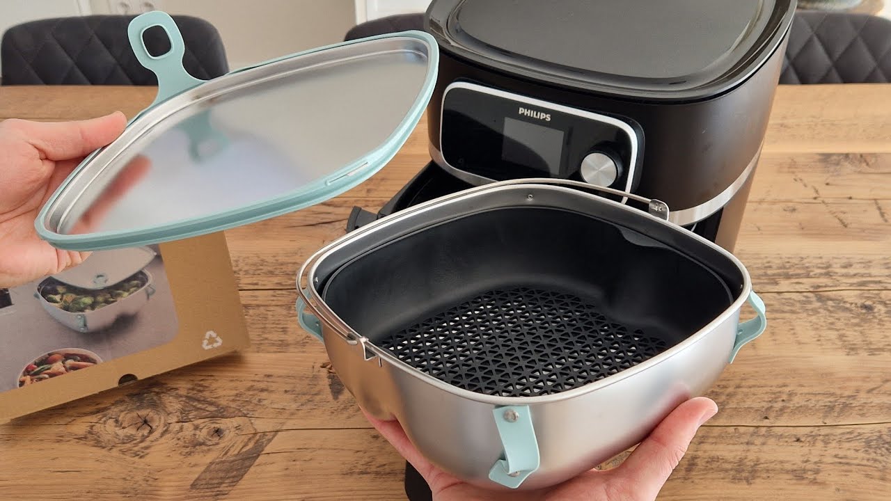 2-in-1 Stoom en Roerbakset HD9960/00 Accessoire voor Philips Airfryer Combi XXL