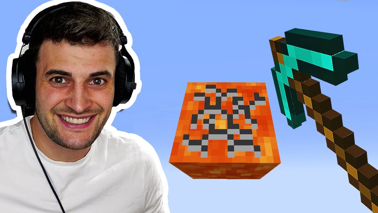 Minecraft, но это всего лишь один блок лавы...
