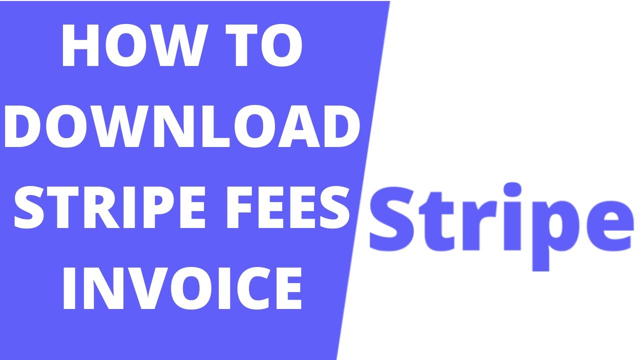 Как скачать счет-фактуру Stripe за комиссию