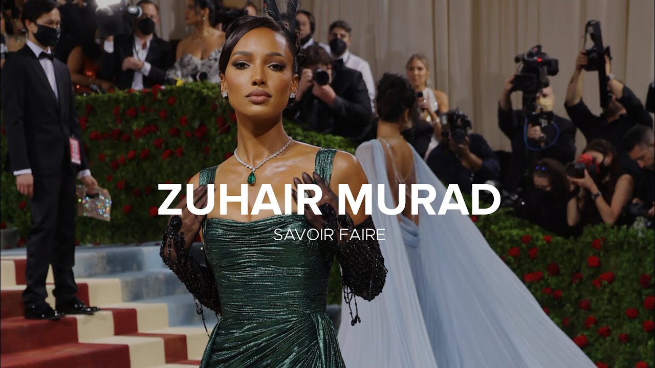 ZUHAIR MURAD Jasmine Tookes' Custom Couture Gown for the Met Gala in New York - Savoir-Faire