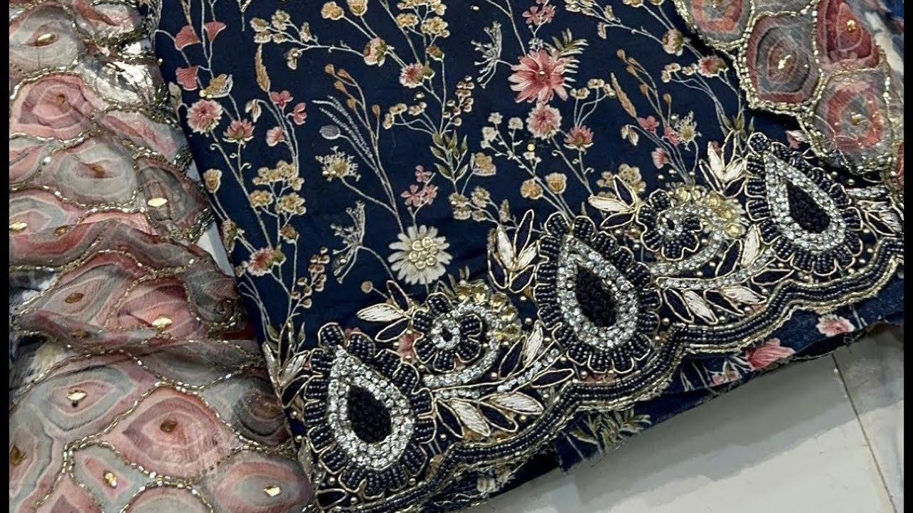 Chandni Chowk Wholesale Designer Suits | Amir Suit Collection | Handwork Bridal , 
