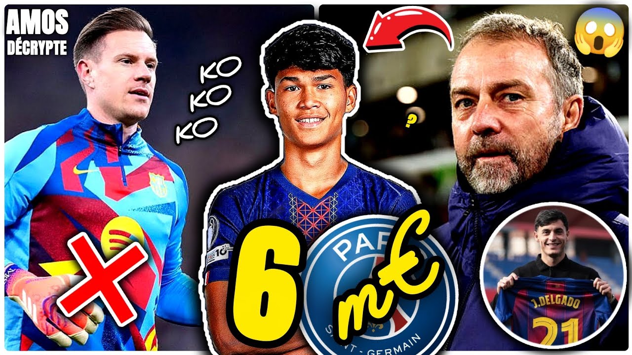🚨SÉISME À BARCELONE : UN JOYAU PART À PARIS, FLICK FRAPPE FORT, TER STEGEN EN DANGER !😱