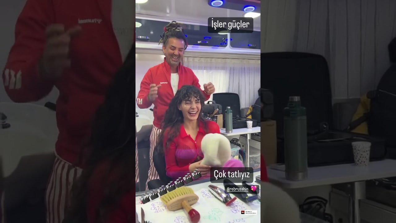 Ebru Şahin transparan gömleği ile hazırlandığı anları paylaştı!