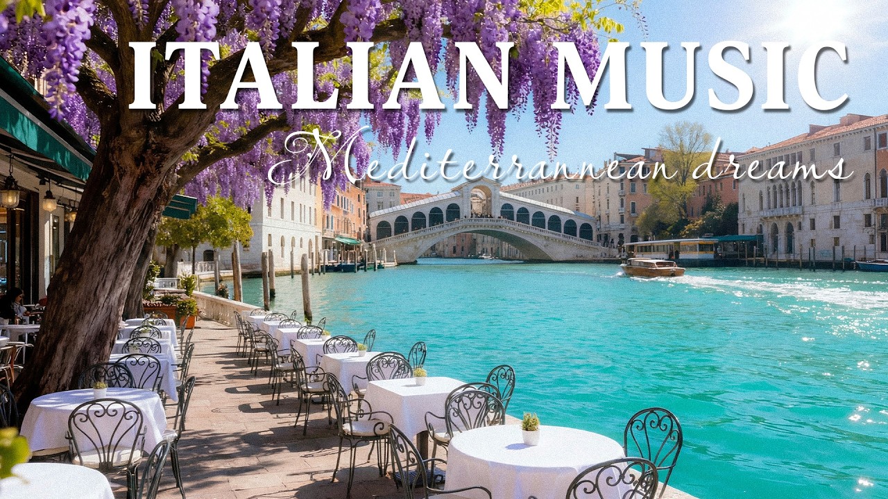 Mediterranean Serenity & Italian Vibes 🌊🎶 2+ Hours of Relaxing Italian Music & Stunning Sea Views 4K