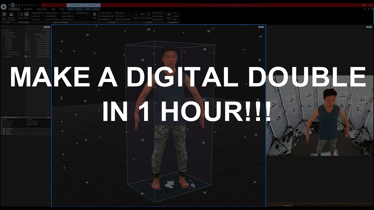 Making A Digital Double Using RealityCapture