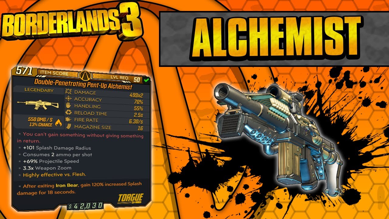 Borderlands 3 | Alchemist Legendary Weapon Guide (Underrated Gun!)