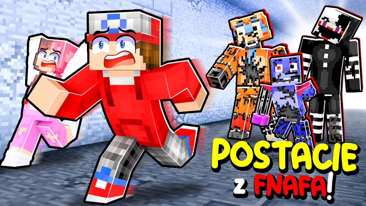 💀😱 NAWIEDZIŁY MNIE NOWE POSTACIE z FNAF SECURITY BREACH RUIN w Minecraft!