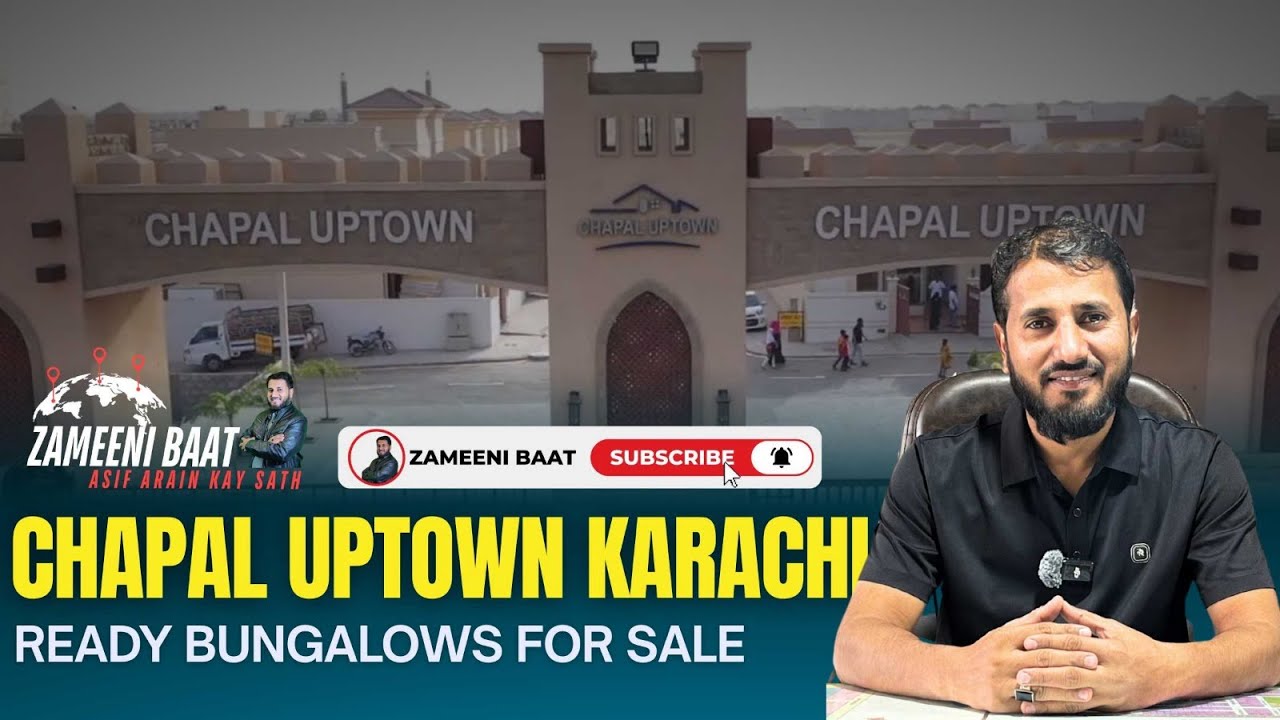 Chapal Uptown Karachi House for Sale | Luxury Bungalow | Possession Available | Gulshan-e-Maymar