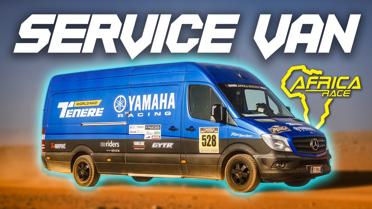 AFRICA RACE Yamaha Tenere RALLY Team SERVICE VAN