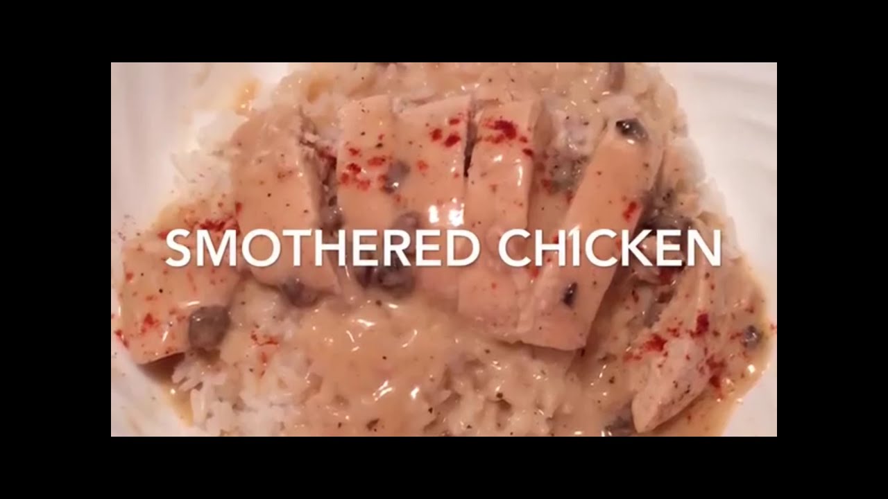 Smothered Chicken (rice cooker)