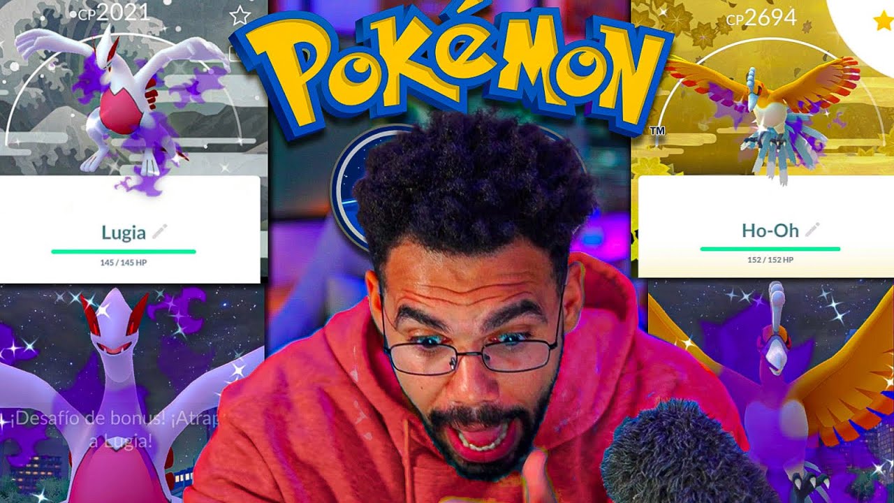 DIA 02# Ho-Oh e Lugia *SHINY SHADOW* com novo fundo ULTRA RARO!!