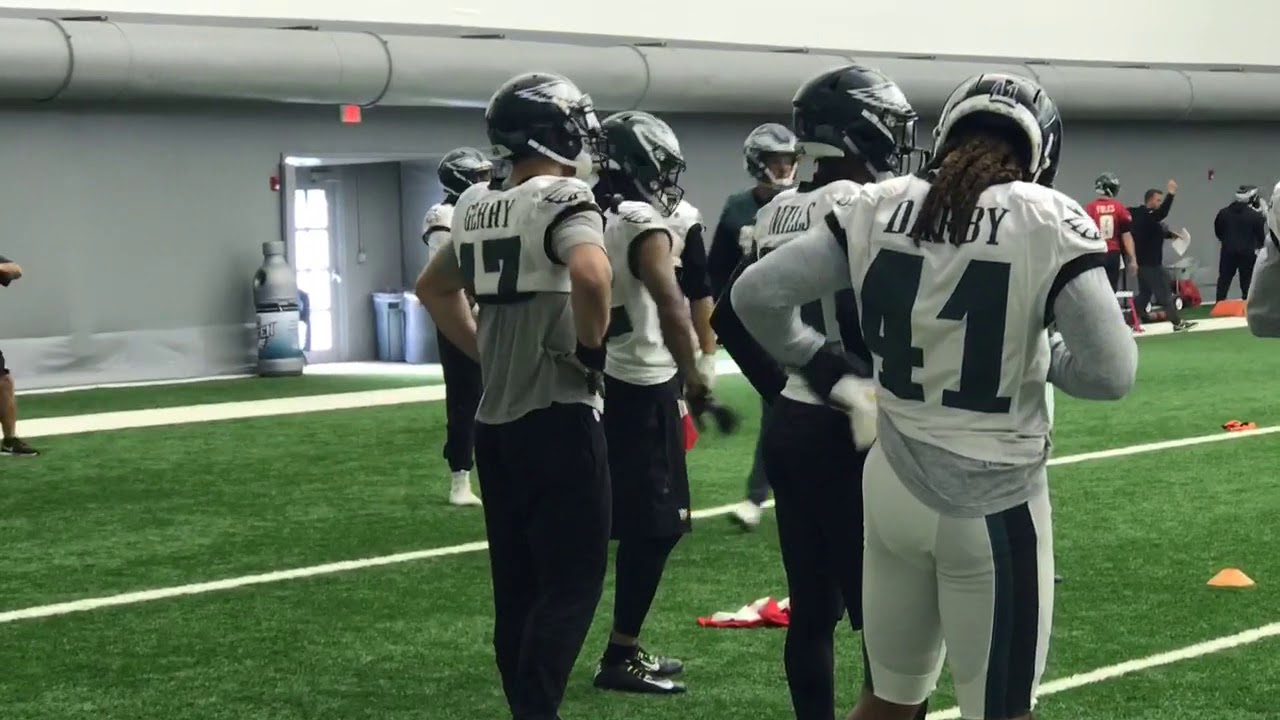 Sidney Jones' 1st practice with Eagles