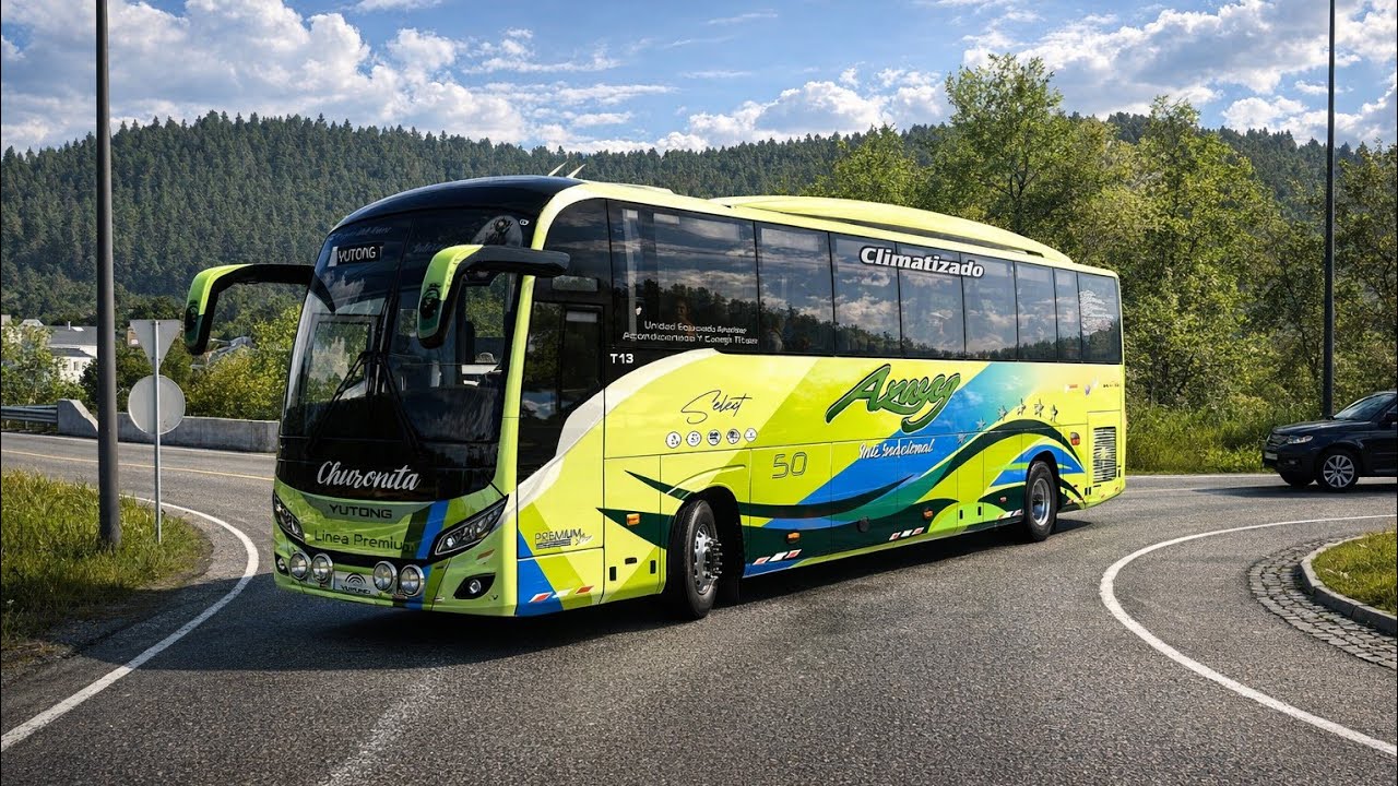 Luxurious Coach Yutong T13 Bus + JBX HDR Graphics + Scenic Nordic Horizons | ETS 2 BUS | 4K