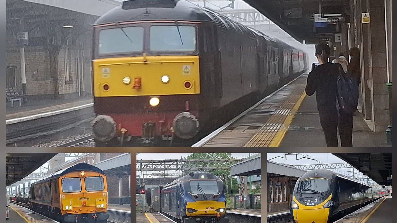 Rainy Tuesday Action At Nuneaton (WCML) 15/07/25
