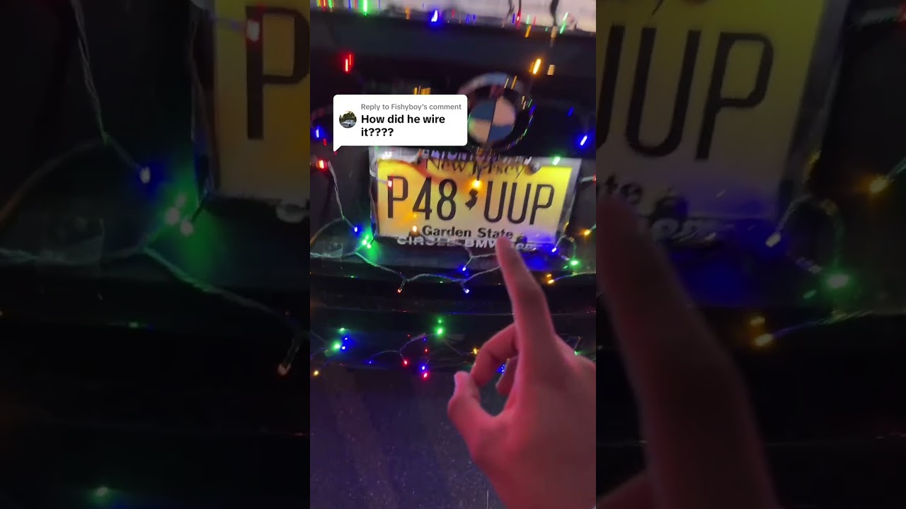 how to wire christmas lights on your car 
