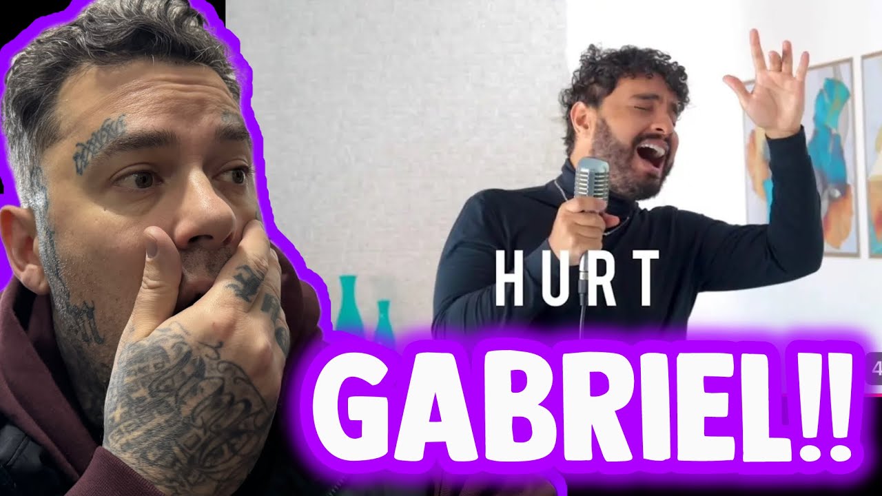 INSANE VOICE! | Rapper FIRST TIME REACTION to Gabriel Henrique - HURT (Cover Christina Aguilera)