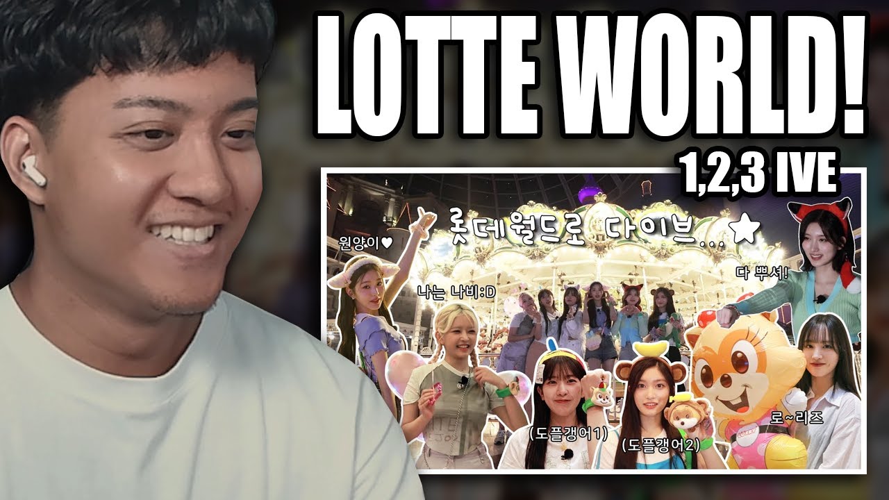 1,2,3 IVE Side Story with Lotte World | REACTION