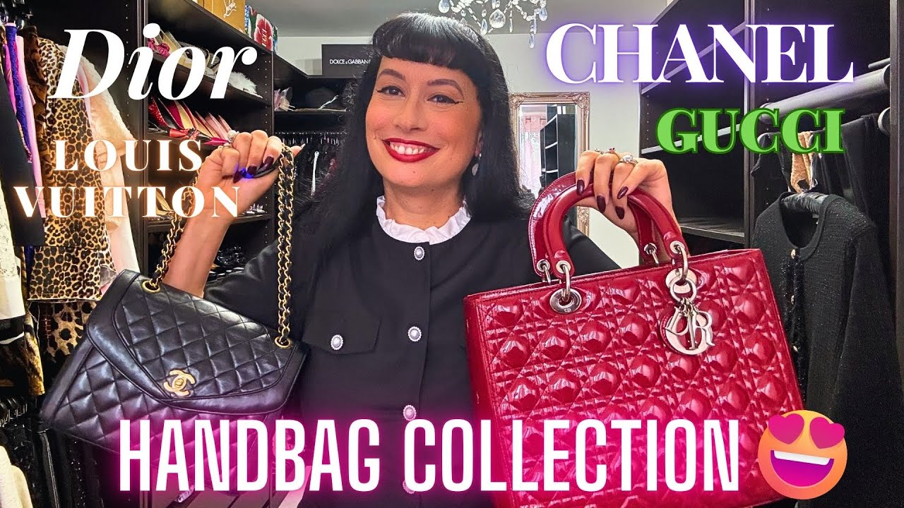 MY LUXURY  HANDBAG COLLECTION 2024 - PART 1 (CHANEL, LOUIS VUITTON, DIOR, GUCCI)| CLARA SALGUEIRO